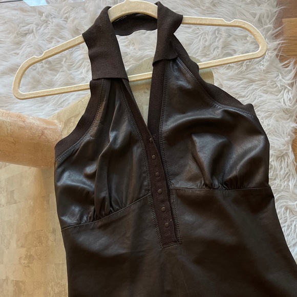 Prada leather tank top - Picture 2 of 8